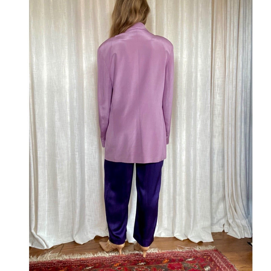 vintage 90's silk blazer