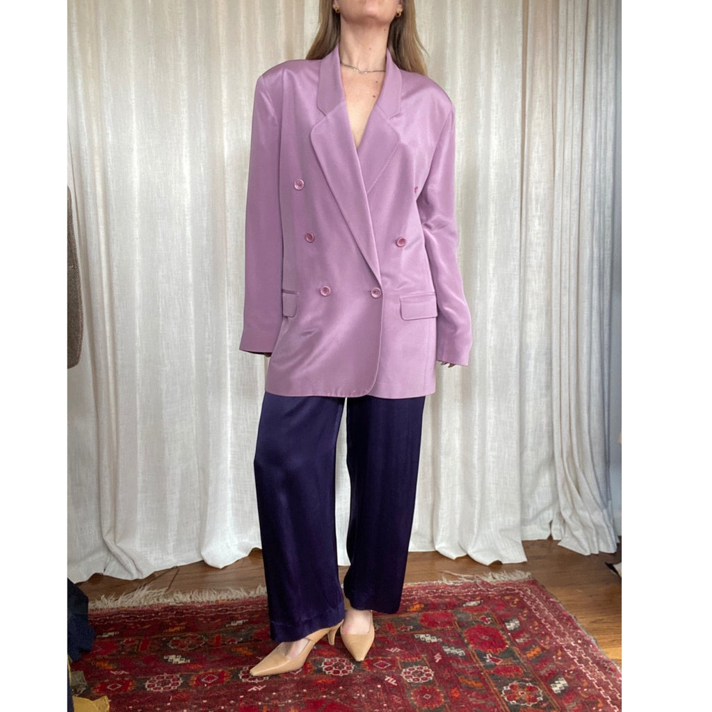 vintage 90's silk blazer