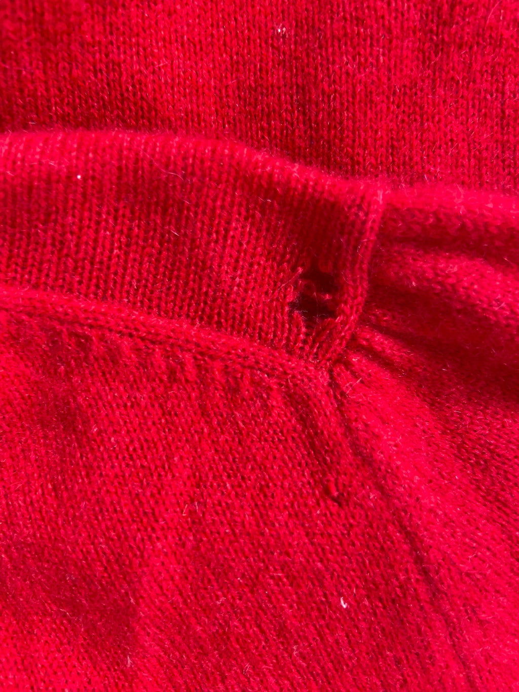 Red Cashmere Turtleneck Sweater — Victor Alfaro