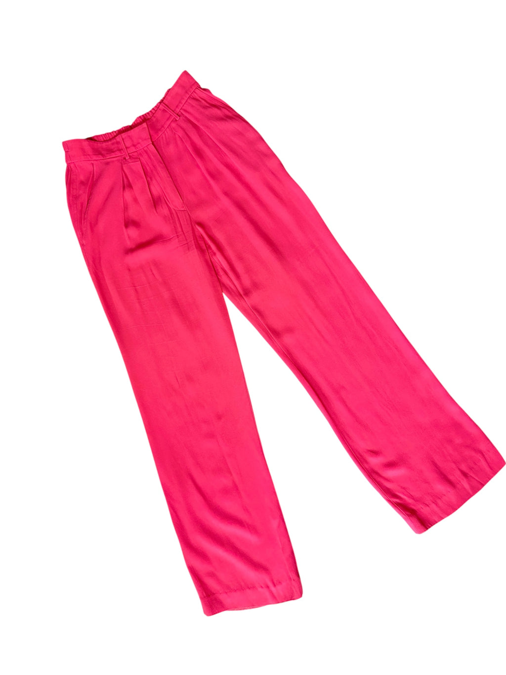 Red Viscose/Acetate Trousers — Isabel Marant