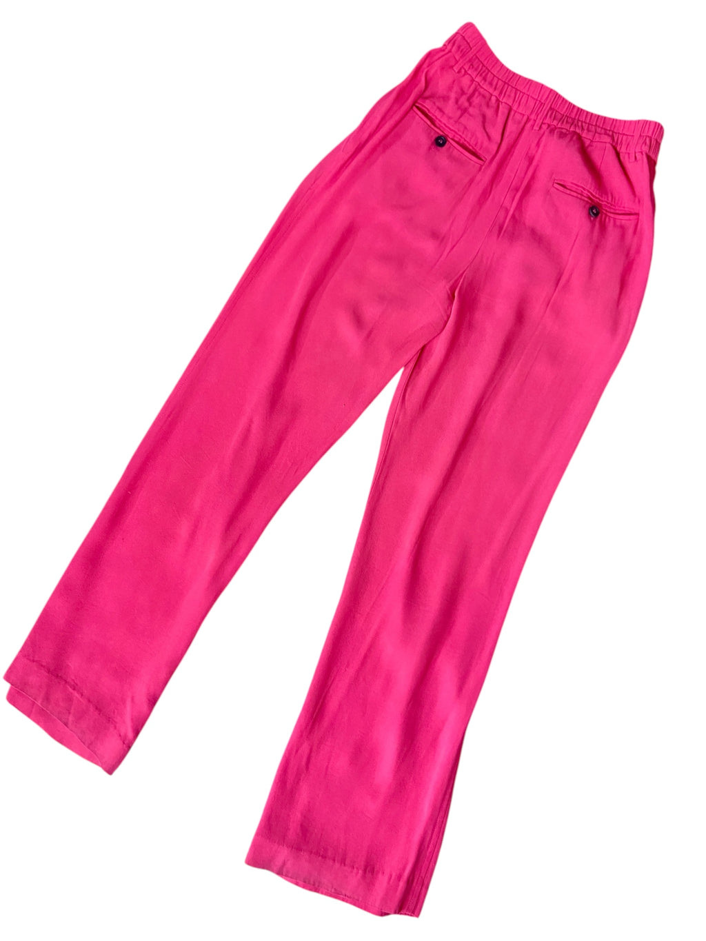Red Viscose/Acetate Trousers — Isabel Marant