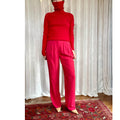 Red Viscose/Acetate Trousers — Isabel Marant